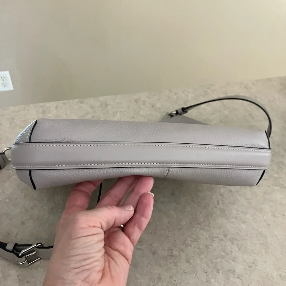 Coach Mae File Grey Birch Crossbody Bag - Picture 3 of 6